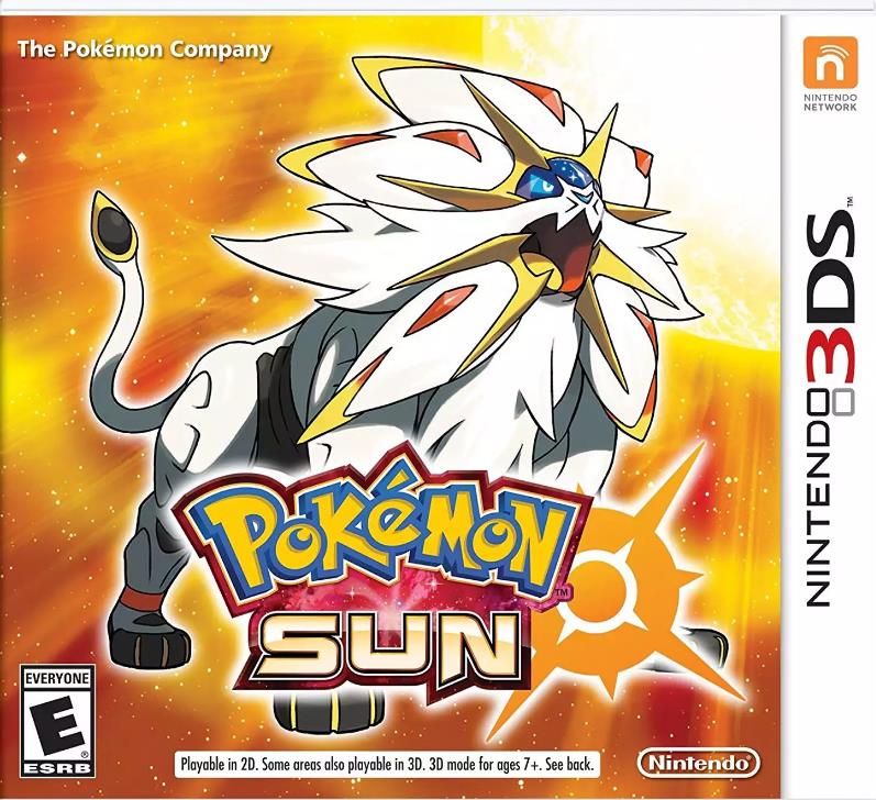 Pokemon Soleil Nintendo 3DS