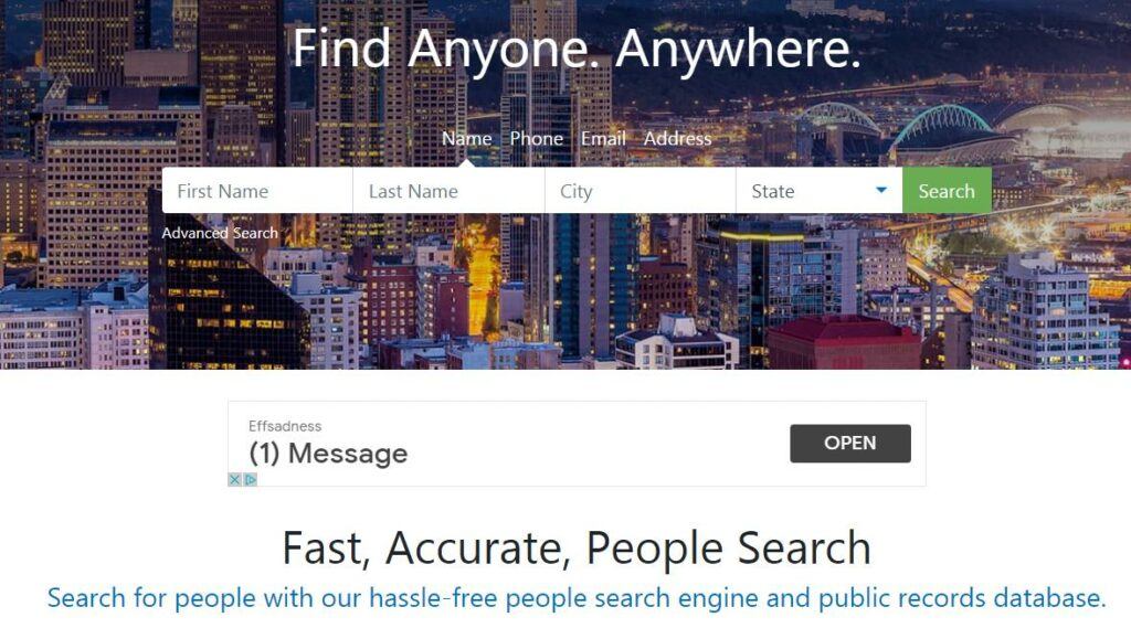 best people search website and engine-PeopleFinders