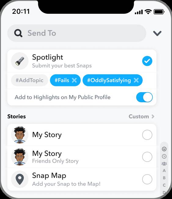 Comment Creer Et Gerer Un Profil Public Sur Snapchat Global Search