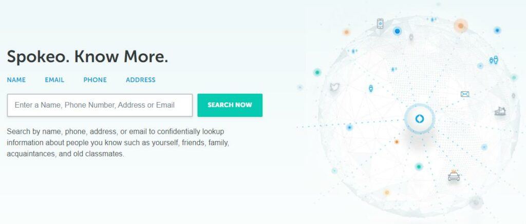 Mejores sitios web y motores de búsqueda de personas: Spokeo