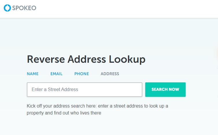 Spokeo reverse address search