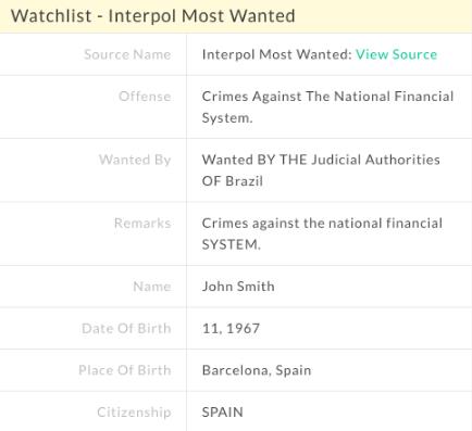 Interpol wanted warrants found by truthfinder