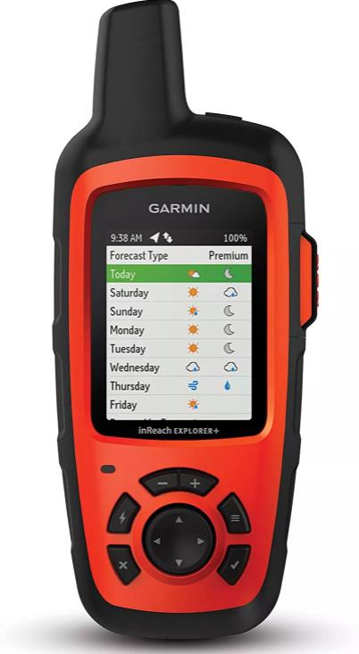 Rastreador GPS con la mejor duración de la batería: Garmin inReach Explorer +