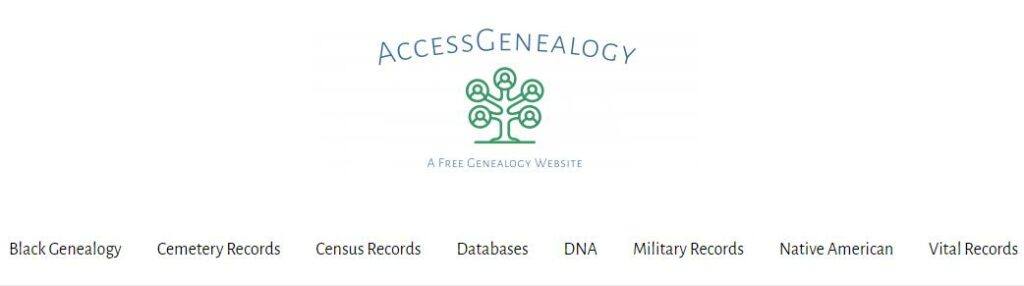 Access Genealogy –  普通和美洲原住民血统