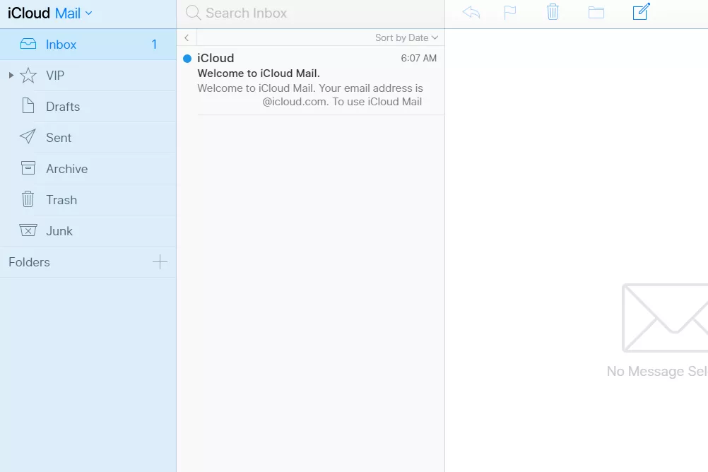 messagerie iCloud