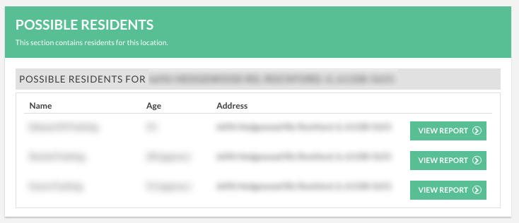 Reverse address lookup