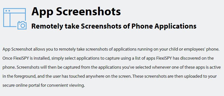 FlexiSPY Feature: Remote Screenshot