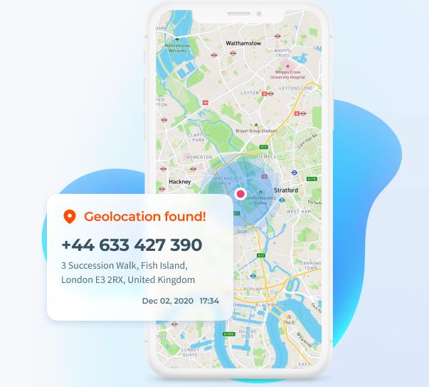 View real-time geographic location information of mobile phone numbers