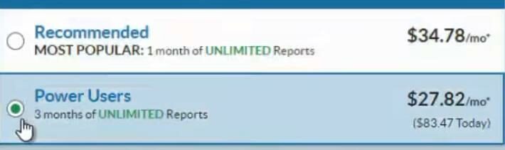 Instant Checkmate Background Check Price Plan